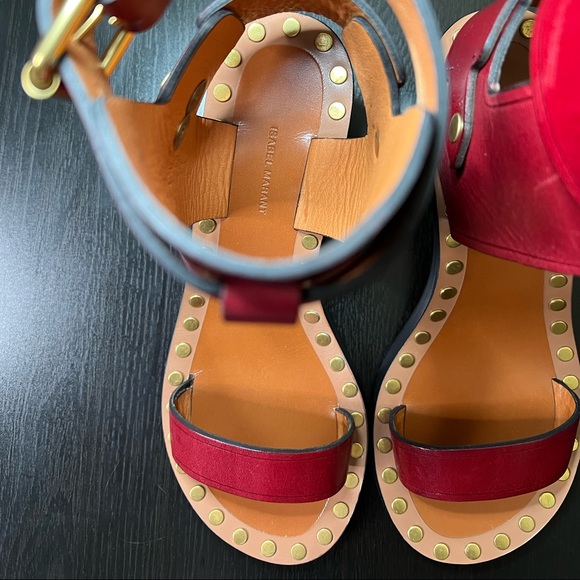 Isabel Marant Leather Jaeryn Sandal Boots - Picture 10 of 16